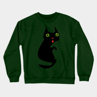 Ugly Black Cat Crewneck Sweatshirt